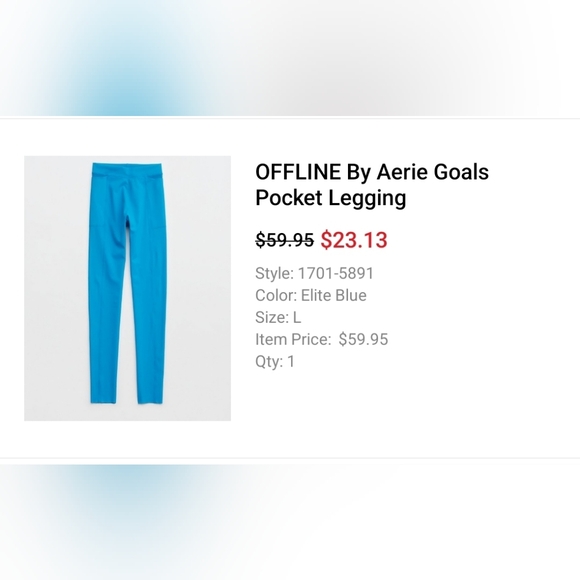 Aerie Offline Goals Pocket Legging - Picture 2 of 2